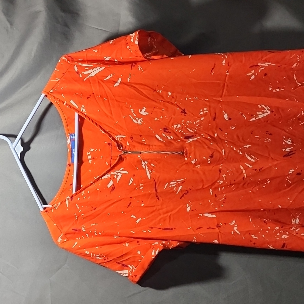 Womens XL Apt 9 Orange Blouse
